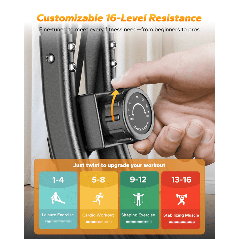 Bodyline Magnetic Exercise Bike – Home Fitness Camera Bike, Stress Level Monitor – KPR62300