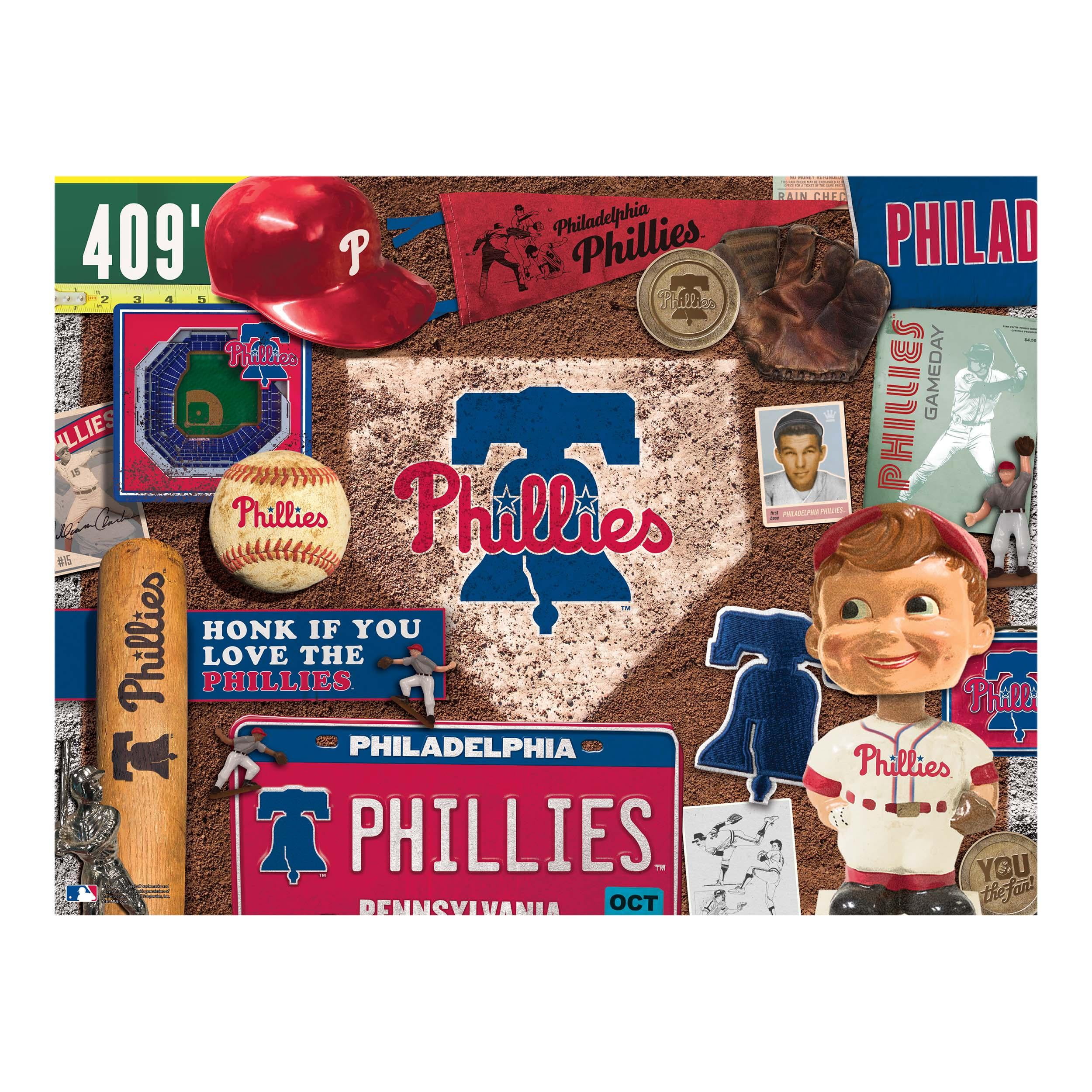 YouTheFan MLB Philadelphia Phillies Retro Series Puzzle – 500 PC