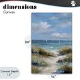 thumbnail image 4 of Stupell Industries Cottage Sailboat Path Impression Canvas Art, 16 x 24, by Petals Prints Design, 4 of 8