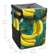thumbnail image 5 of Banana Foldable Car Trash Bin with Lid, Leak-proof Hanging Storage Bag - Mini Trash Can for Car, 5 of 6