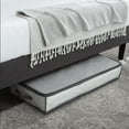 thumbnail image 3 of Simplify Under the Bed Fabric Storage Bag Organizer in Grey, 3 of 5