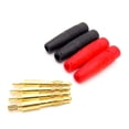 thumbnail image 1 of 2 Pairs LiPo Charging Plug 4mm Banana Bullet Connector Solder Type for RC Battery Chargers, 1 of 4