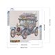 thumbnail image 2 of Pintura de diamante 5D DIY, taladro redondo completo, Kit de coche Steampunk, decoración del hogar, 30x30cm, 2 of 9