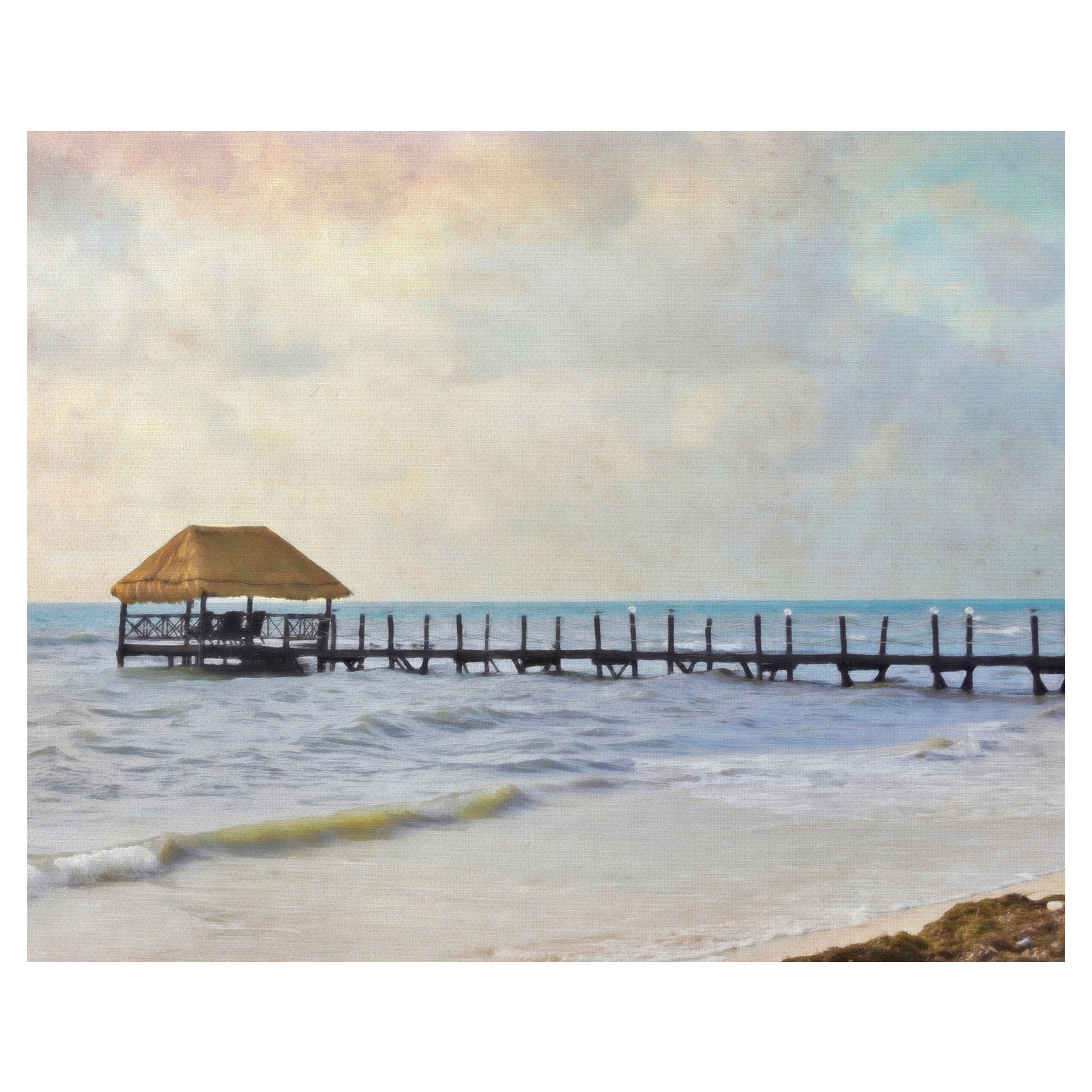 Paradise Pier by Graffi-tee Studio Canvas Art