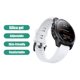 thumbnail image 1 of Correa de silicona de 26 mm para reloj deportivo Garmin Fenix ​​7X/6X/5X/5X Plus/3 (blanco), 1 of 8