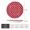 thumbnail image 2 of Daiia Ladybugs And White Dots Printed Pattern Ceramic Plate Dinner Plates Bone China Decorative Plates with Display Stand Art Ceramic Ornaments for Wall Hanging Decoration-8in, 2 of 6