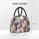 thumbnail image 2 of Balery Sea Shells Bolsa de Almuerzo para Mujeres, Caja de Almuerzo, Bolsa de Almuerzo Pequeña Impermeable, Tote de Almuerzo Reutilizable con Gran Capacidad, 2 of 6