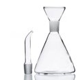thumbnail image 1 of Botella de aceite de vidrio sin boquilla cuentagotas - Dispensador de vidrio para aceite de oliva, utilizado para controlar el aceite vegetal y el vinagre para cocinar, 1 of 5