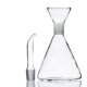 thumbnail image 1 of Botella de aceite de vidrio sin boquilla cuentagotas - Dispensador de vidrio para aceite de oliva, utilizado para controlar el aceite vegetal y el vinagre para cocinar, 1 of 5