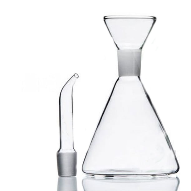 Botella de aceite de vidrio sin boquilla cuentagotas - Dispensador de vidrio para aceite de oliva, utilizado para controlar el aceite vegetal y el vinagre para cocinar