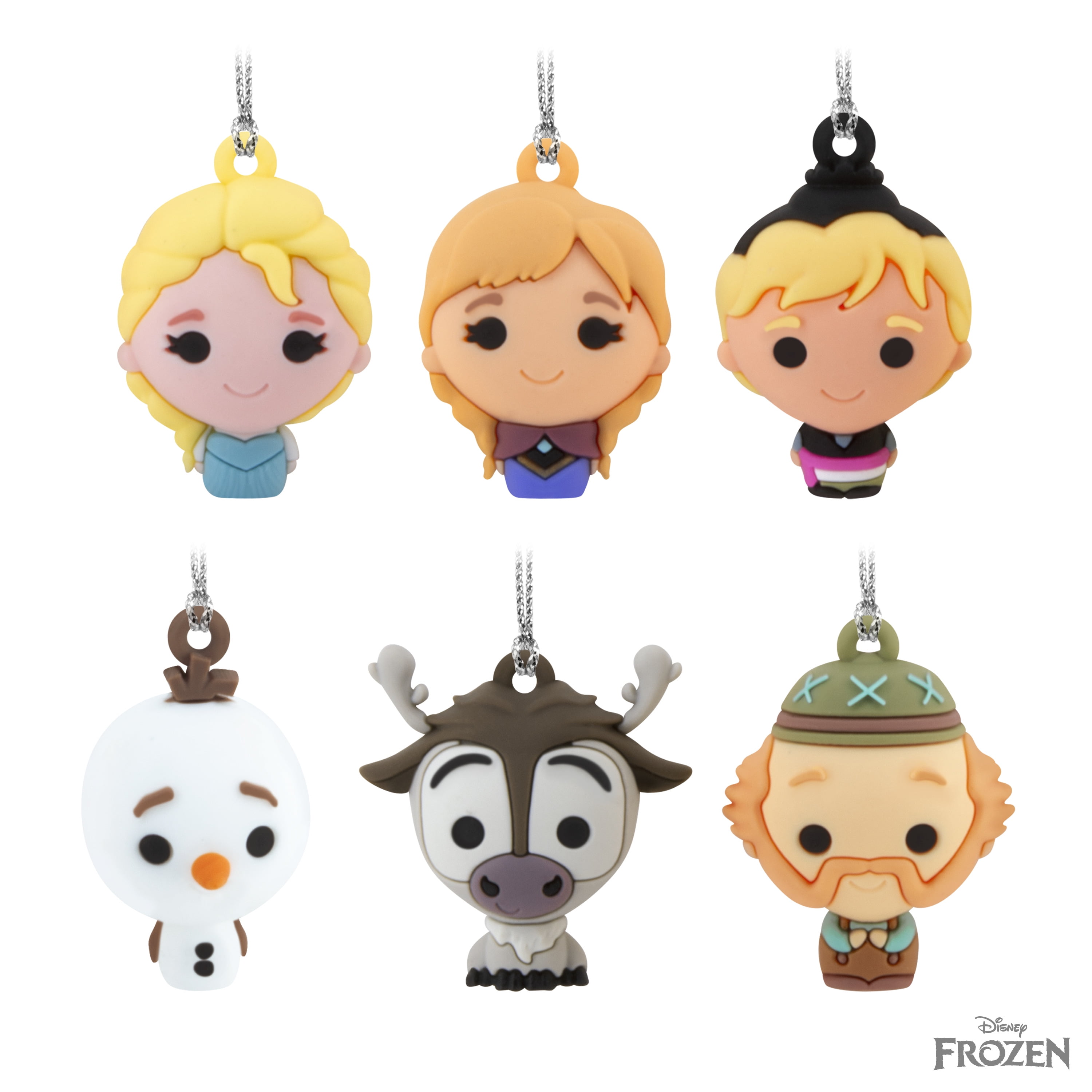 Mini décorations Hallmark, La Reine des neiges, en plastique incassable, ens. de 6, articles-cadeaux pour fans de Disney