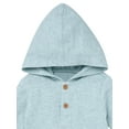 thumbnail image 2 of Modern Moments by Gerber Baby Boy Hacci Hooded Long Sleeve Romper, Sizes 0/3 Months - 24 Months, 2 of 7