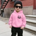 thumbnail image 2 of IWRICH Boy's Hoodies Long Sleeve Letter Graphic Hoodies Sweatshirts Pullover Cute Clothes,Size 2-14 Years Pink 100, 2 of 9