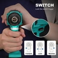 thumbnail image 2 of Cshidworld 20V Cordless Drill, Electric Power Drill Set with 1 Battery & Charger, 3/8" Keyless Chuck, 2 Variable Speed & LED Light, 266 In-lb Torque, 25+1 Position and 34pcs Drill/Driver Bits(Green), 2 of 7