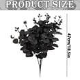 thumbnail image 2 of Eucalyptus Simulation Flower,Black Artificial Branches Dark Themed Home Decor Plants Wedding Photo Prop Arrangement,Gothic Farmhouse Table Centerpieces Indoor Home Party Decoration(Black,), 2 of 2