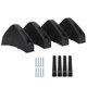thumbnail image 1 of 4pcs Rear Bumper Lip Spoiler Protective Trim Black Maintenance Replacement Universal, 1 of 5