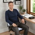 thumbnail image 6 of Thickened Seat Cushion with Backrest and Integrated Lumbar Support for Office Chair and Floor Sitting, 6 of 7