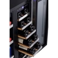 thumbnail image 6 of Versen Corporation 57.18-Bottle Capacity Stainless Steel Dual Zone Cooling Built-In/freestanding Wine Chiller, 6 of 7