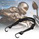 thumbnail image 4 of Vendaje para casco - Cuerda elástica para equipaje de casco de motocicleta retráctil de 60 cm - Paquete de 3 Tmvgtek paseo en bicicleta, 4 of 9