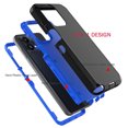thumbnail image 3 of For Motorola Moto G 5G 2023 Case, Sturdy Phone Case for Moto G 5G 2023 6.5", Tekcoo Shockproof Protection Heavy Duty Armor Hard Plastic & Rubber Rugged Bumper 3-in-1 Case Cover -Blue, 3 of 7