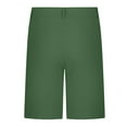 thumbnail image 6 of VSSSJ Men's Beach Shorts Lightweight Loose Fit Button Fly Zipper Summer Vacation Outdoor Casual Swim Board Shorts With Pockets Green L, 6 of 6