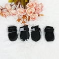 thumbnail image 6 of Dog Shoes Water Resistant Pet Dog Boots Breathable Comfortable Anti-slip Paw Protectors Black 4pcs, S, 6 of 7