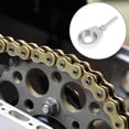 thumbnail image 2 of 2pcs 12mm Dia Hole Silver Tone Metal Universal Chain Axle Adjuster Tensioner for Motorbike, 2 of 5