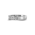 thumbnail image 4 of 14kt White Gold Womens Round Channel-set Diamond Single Row Wedding Band 1 Cttw, 4 of 4