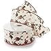thumbnail image 3 of Ribbon Traditions Flying Reindeer Cream Wired Ribbon 2 1/2" by 10 Yards, 3 of 4