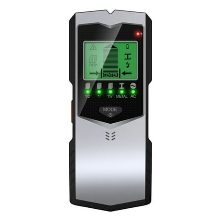 

Wall Scanning Sensor Electronic Stud Finder with LCD Display Audio Alarm 5 in 1 Wall Scanner for AC Wire Metal Detection
