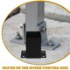 thumbnail image 3 of FENGGUIQU 1Jgo Soporte Negro Para Postes De Madera Ideal Para Decks Pergolas Y Cercas, 3 of 3