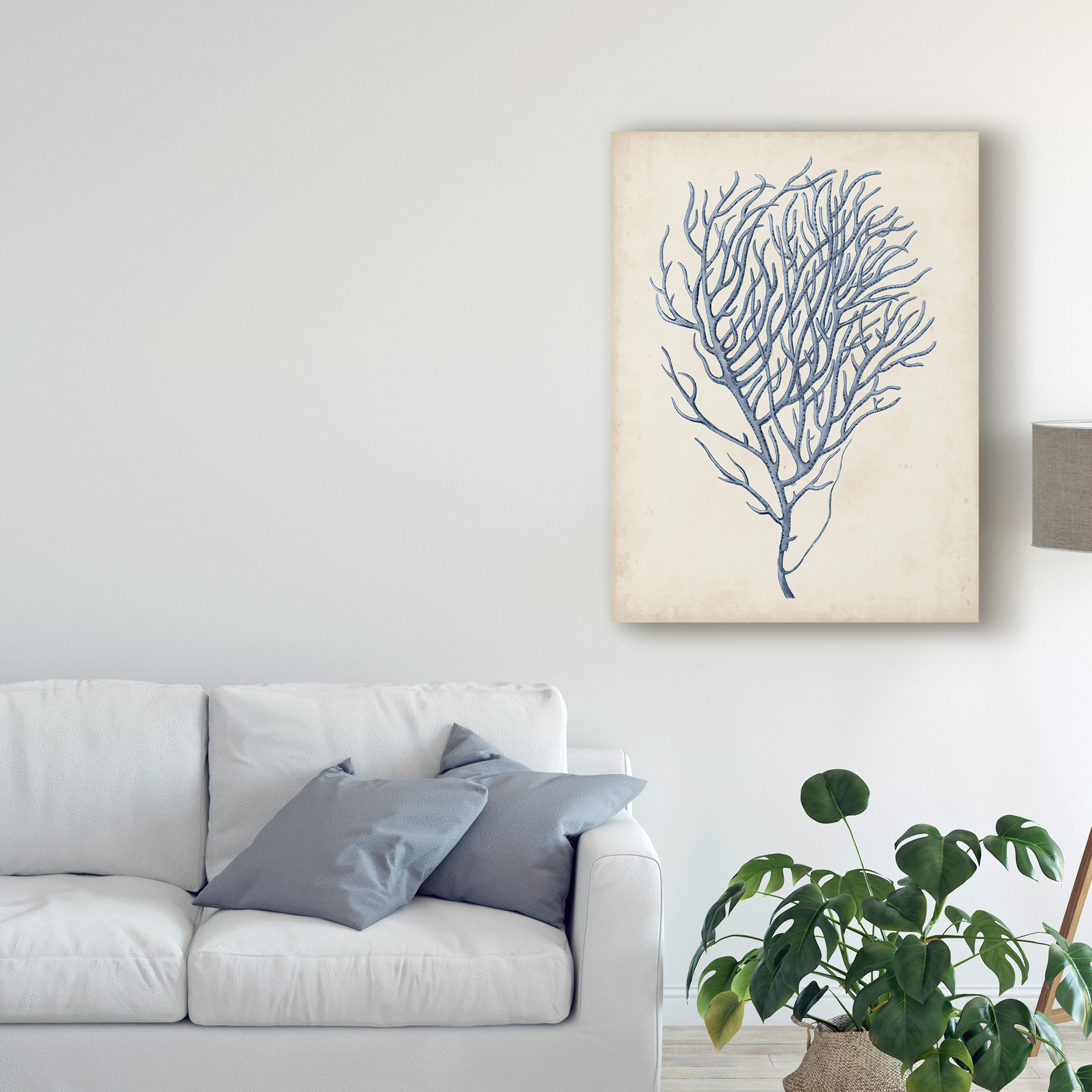 Trademark Fine Art 'Indigo Coral VI' Canvas Art by Vision Studio