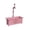 Pink, variant on Vintage Distressed Rectangular Planter Boxes With Bird Top Faucet Ornament Embossed Floral Rustic Decorative Flower Containers For Outdoor Patio Porch Herb Seasonal Bloom Display
