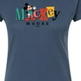 thumbnail image 3 of Disney - Mickey Mixed Fonts   - Juniors Fitted Graphic T-Shirt, 3 of 5