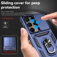 thumbnail image 4 of for Samsung Galaxy S25 Edge Rugged Phone Case with Sliding Camera Cover, Kickstand TPU Bumper Drop Proof Durable Military Grade Protective Case Cover for Samsung Galaxy S25 Edge, Blue, 4 of 8