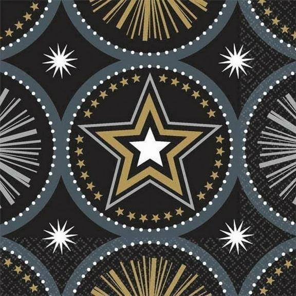 Hollywood 'Glitter Starz' Small Napkins (16ct)