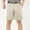 Beige, variant on JingHai Men's Classic Weekend Oxford Pleated Front Golf Shorts Sports Gym Shorts Dress Shorts White S