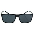 thumbnail image 1 of Polo Ralph Lauren Lunettes de Soleil Homme Injected Man 0PH4115 Rectangulaires, Noir Brillant, 57 mm, 1 of 1