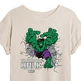 thumbnail image 3 of Marvel Hulk - Smash Through Wall - Women's Oversized Graphic T-Shirt, 3 of 5