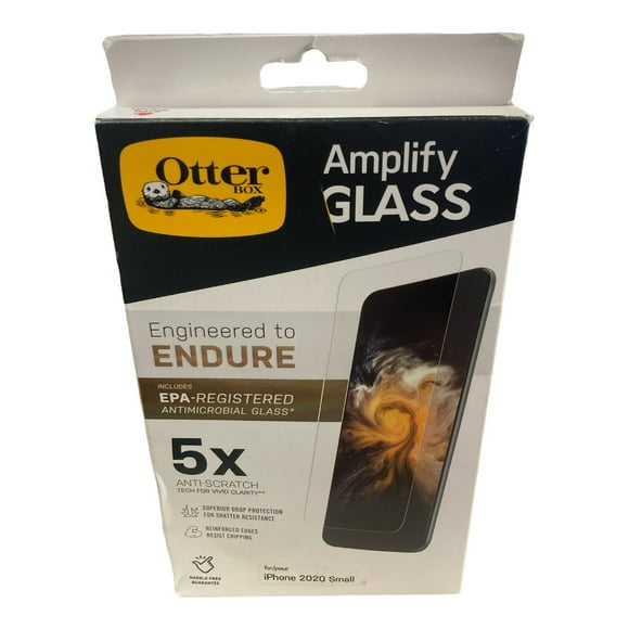 OtterBox Amplify Glass Screen Protector, Reinforced Edges for iPhone 12 Mini