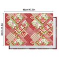 thumbnail image 5 of Pioneer Flower Floral Print Pattern Summer Placemats Table Placemats Set Of 6-Linen Kitchen Washable Placemats Table Mats 12x18 Inch Non-Slip Heat Resistant, 5 of 5