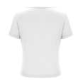 thumbnail image 5 of Timegard Going out Tops for Women Deep V Neck Ruched Cropped Slim Comfy Short Sleeve Tee Casual Summer, 5 of 7