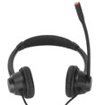thumbnail image 1 of Headset RJ9 Phone Headset Built in HD Microphone Binaural Office Headset Support Speaker Volume Adjustment Black, 1 of 7