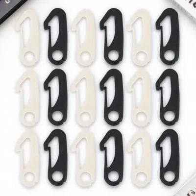 FENGGUIQU 50Ud Clips Plásticos Para Uso Exterior Color Resistente Al