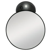 Angle View: Zadro 3.5 inch Round LED Suction Cup Shower Travel Shaving Spot Mirror, 10X