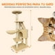 thumbnail image 5 of Mueble Rascador Para Gato Poli Pets Bambino Color Beige, 5 of 8