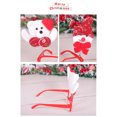 thumbnail image 3 of Injueey Papá Noel anteojos plástico decorativo muñeco de nieve Elk gafas marco ligero Navidad espectáculos Navidad decoraciones niños Kits de decoración para fiestas Muñeco de nieve, 3 of 6