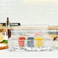thumbnail image 1 of OUNONA 1Pack Salad Rectangular 40.5X14.5X13.5Inch for Ice Chilling and Portability, 1 of 7