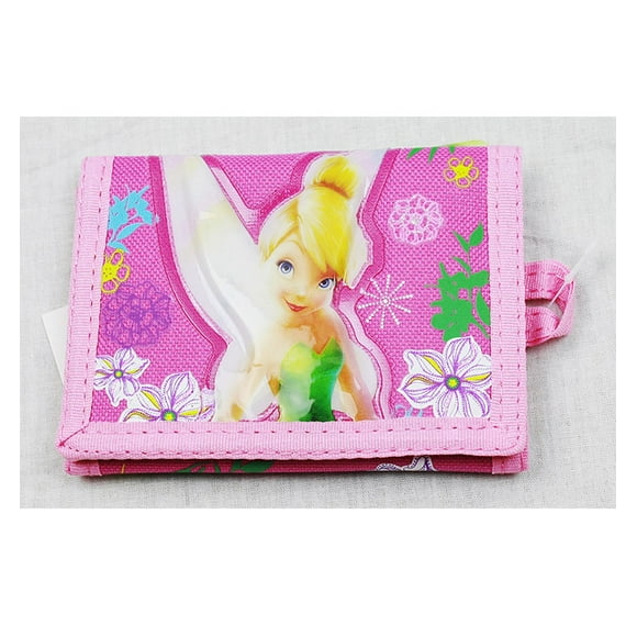 Trifold Wallet - Disney - Tinkerbell - Pink New Gift Toys Licensed a01547