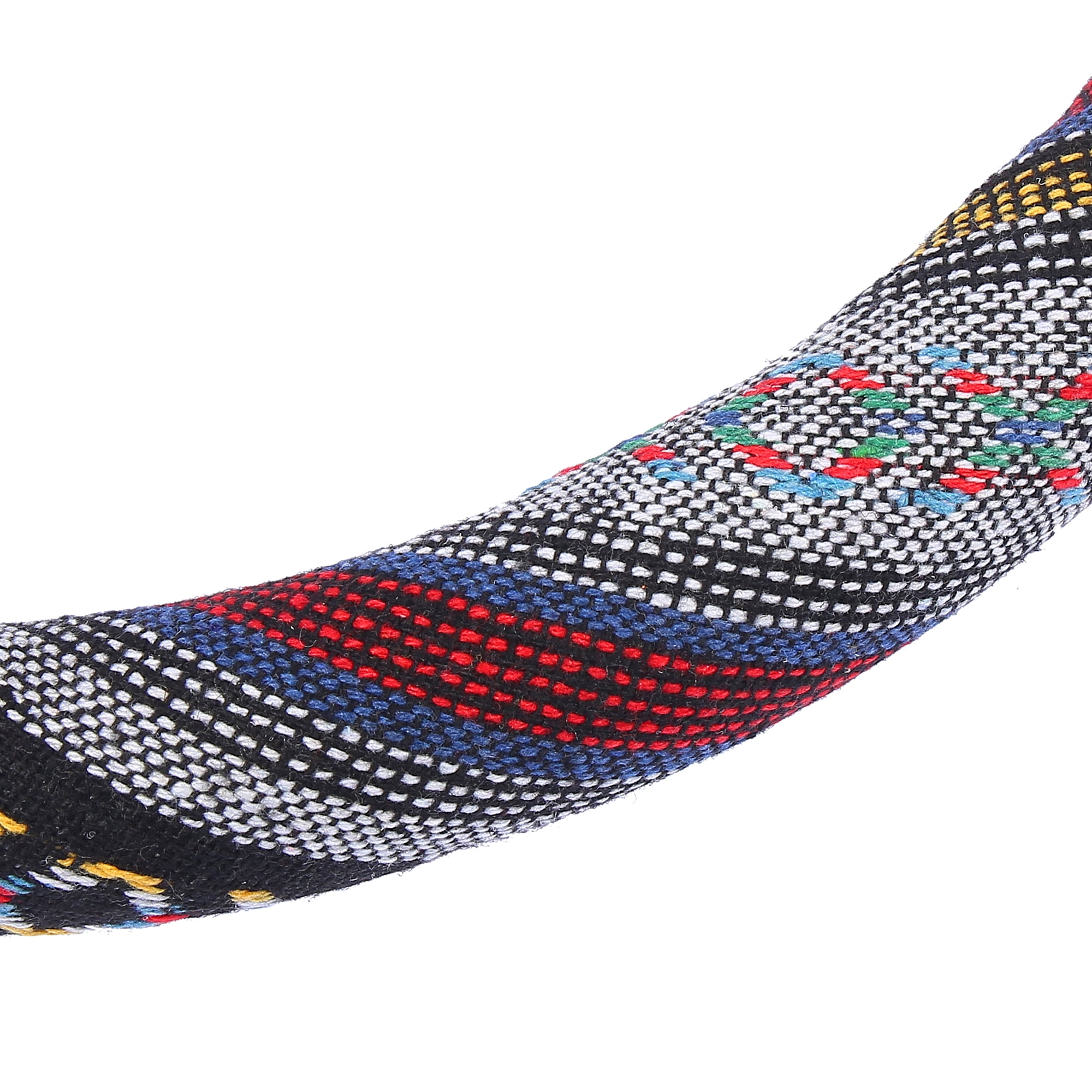 Unique Bargains 40cm Ethnic Style Linen Car Steering Wheel Cover Replacement Multicolor Printing Pattern